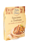Saucisses de Toulouse aux lentilles vertes du Berry IGP Reflets de France Saucisses de Toulouse aux lentilles vertes du Berry IGP Reflets de France