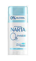 Narta Femme Déodorant Stick Invisible 0% 50mL Narta Femme Déodorant Stick Invisible 0% 50mL