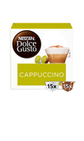 Coffee capsules Cappuccino Nescafe Dolce Gusto