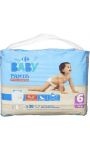 Couches taille 6 XLarge +16 kg Carrefour Baby