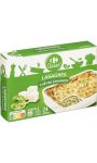 Plat cuisiné lasagnes chèvre épinards Carrefour Classic'