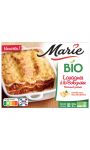 Lasagne à la bolognaise béchamel gratinée Bio Marie