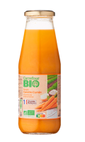 Soupe bio carotte cumin et pointe de crème fraîche Carrefour Bio